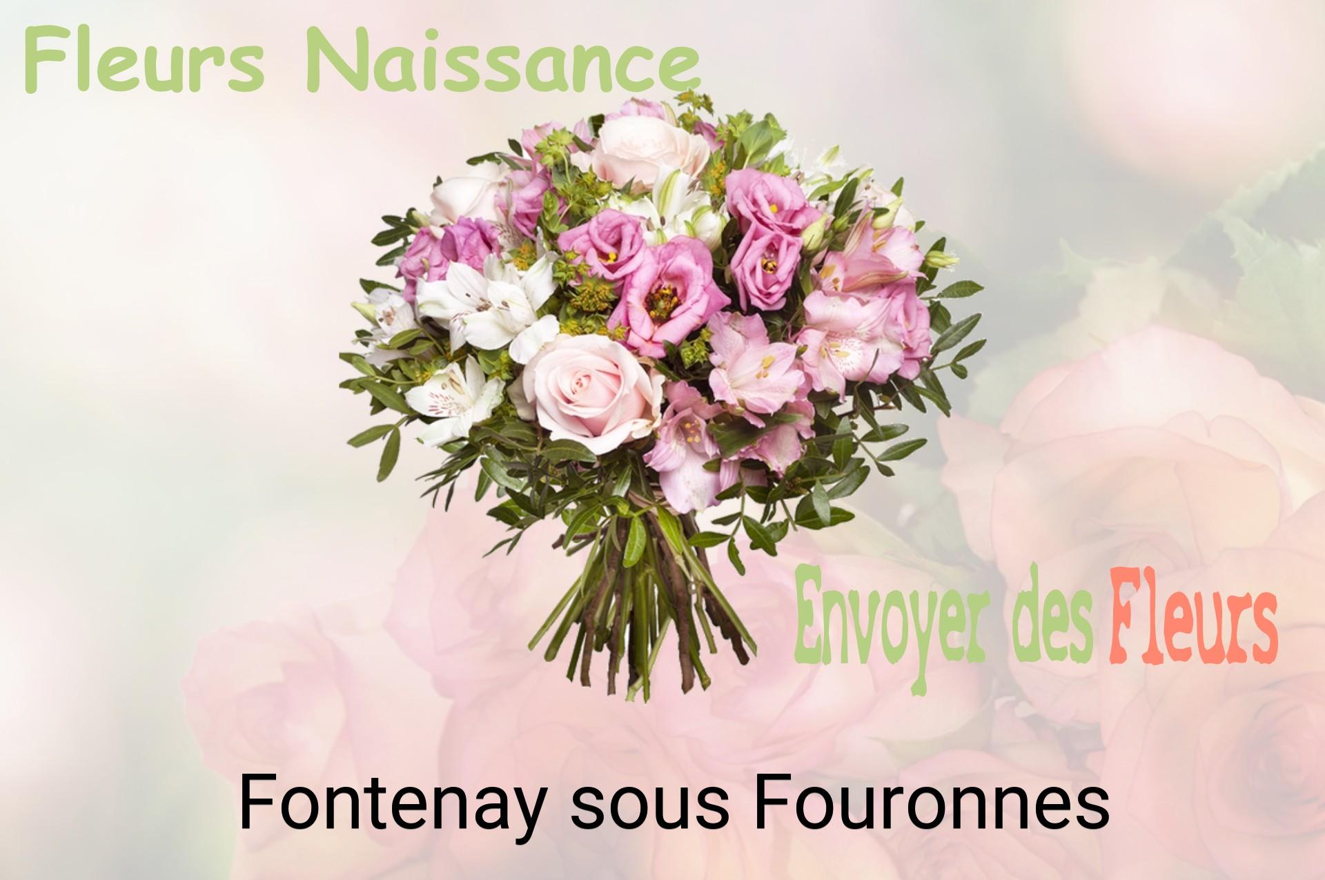 Bouquet de fleurs de naissance livré à Fontenay-sous-Fouronnes